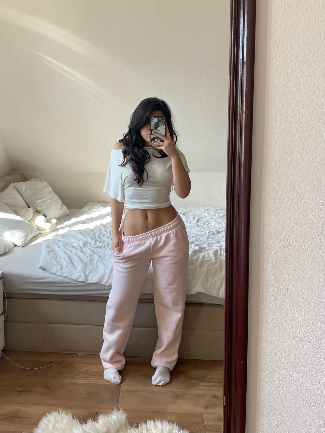 Customer photo review of COZY Bottoms (pink marshmallow)
