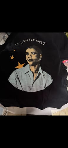 Customer photo review of Conspiracy Girlie T-Shirt