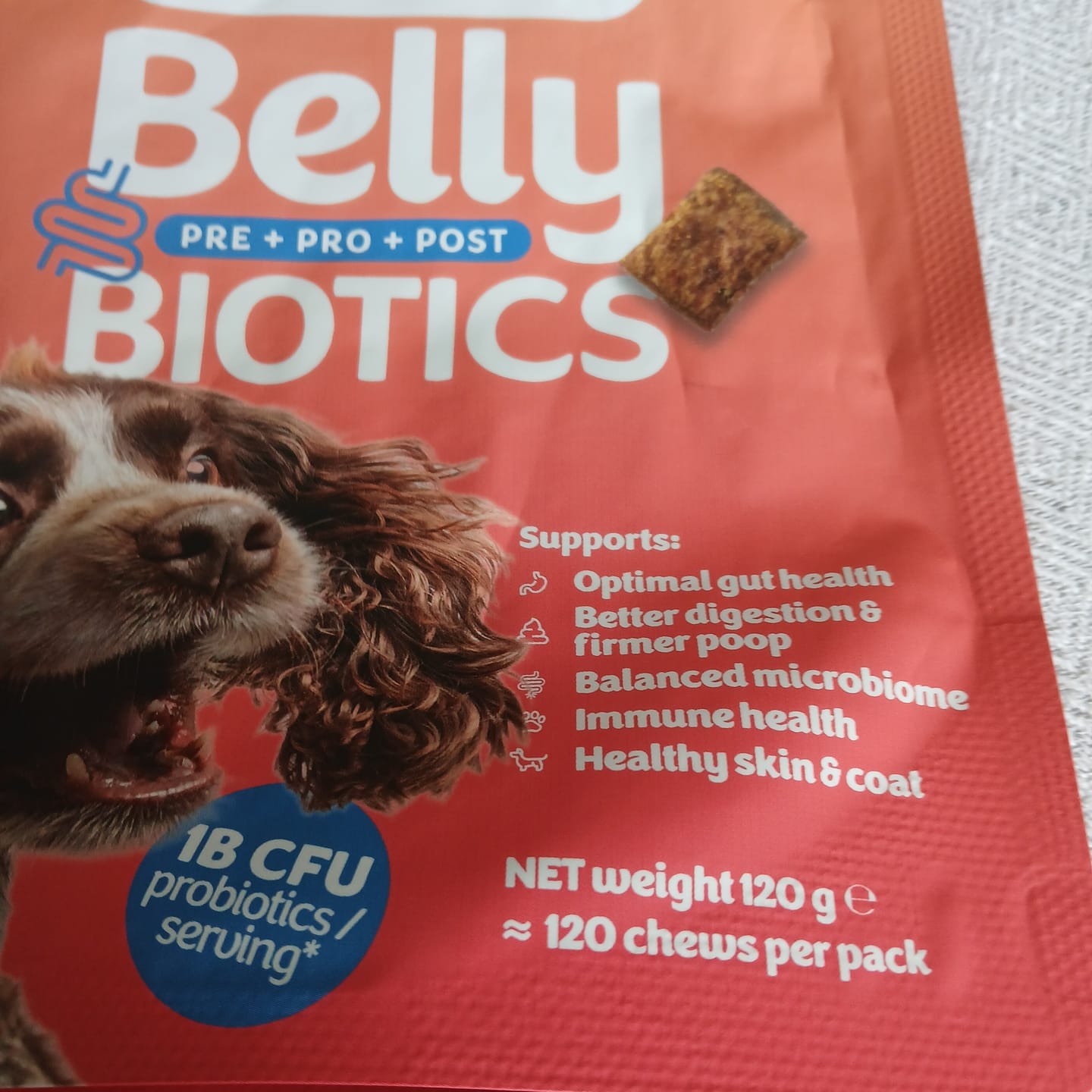 Customer photo review of Belly Biotics (360 treats)