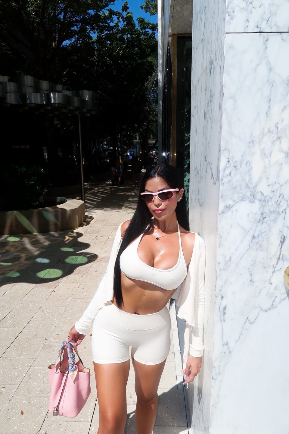 Customer photo review of The Wrap Top / Cream