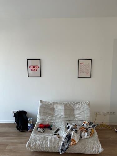 Kundenbewertung mit Foto zu Willkommen | Funny Wall Art Poster