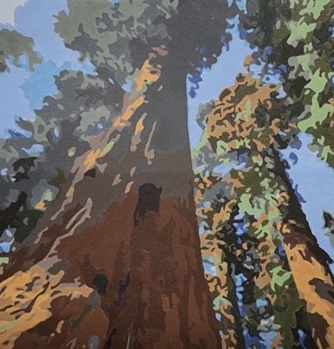 Customer photo review of Custom Paint By Numbers - Turn Trip Memory into Art