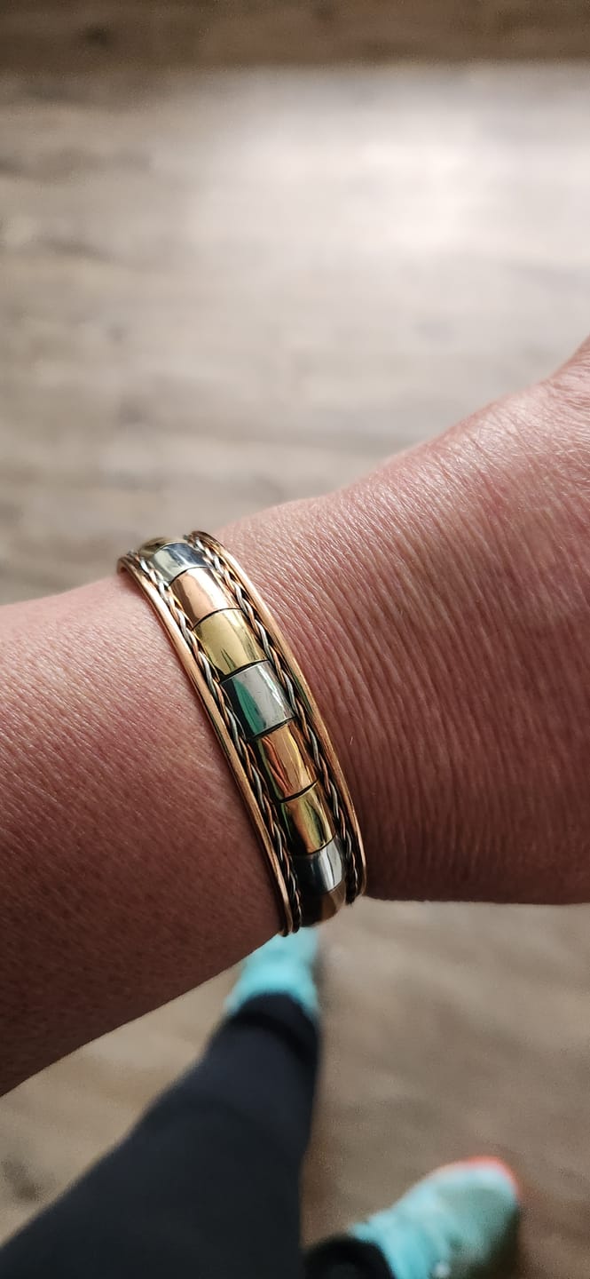 Customer photo review of Touchstone / Magnetic / Copper Bracelet