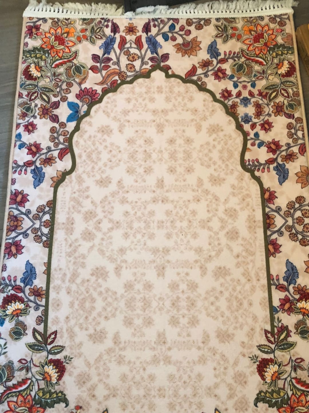 Customer photo review of Barakah Padded Prayer Mat