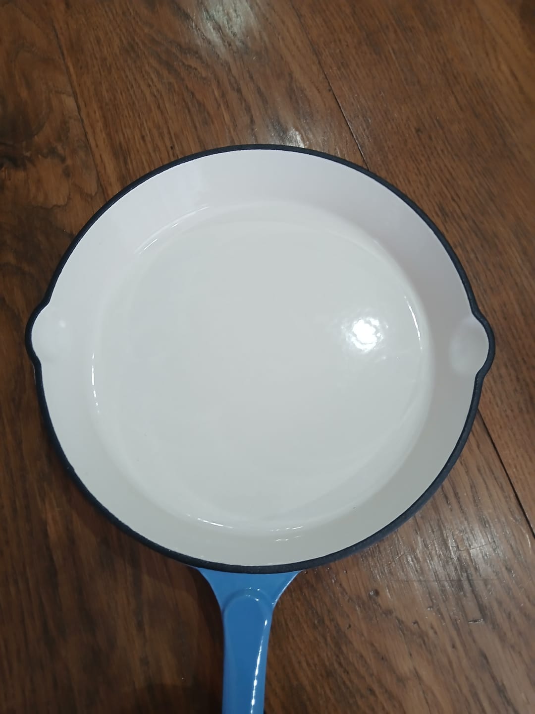 Customer photo review of Faitout en fonte émaillée - Bleu Perle