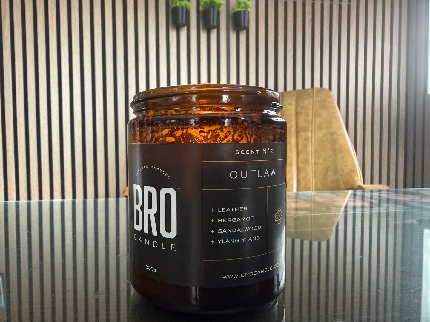 Customer photo review of The Outlaw Candle