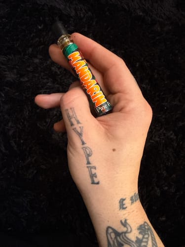 Customer photo review of Pine Park Mandarin Rosin Disposable