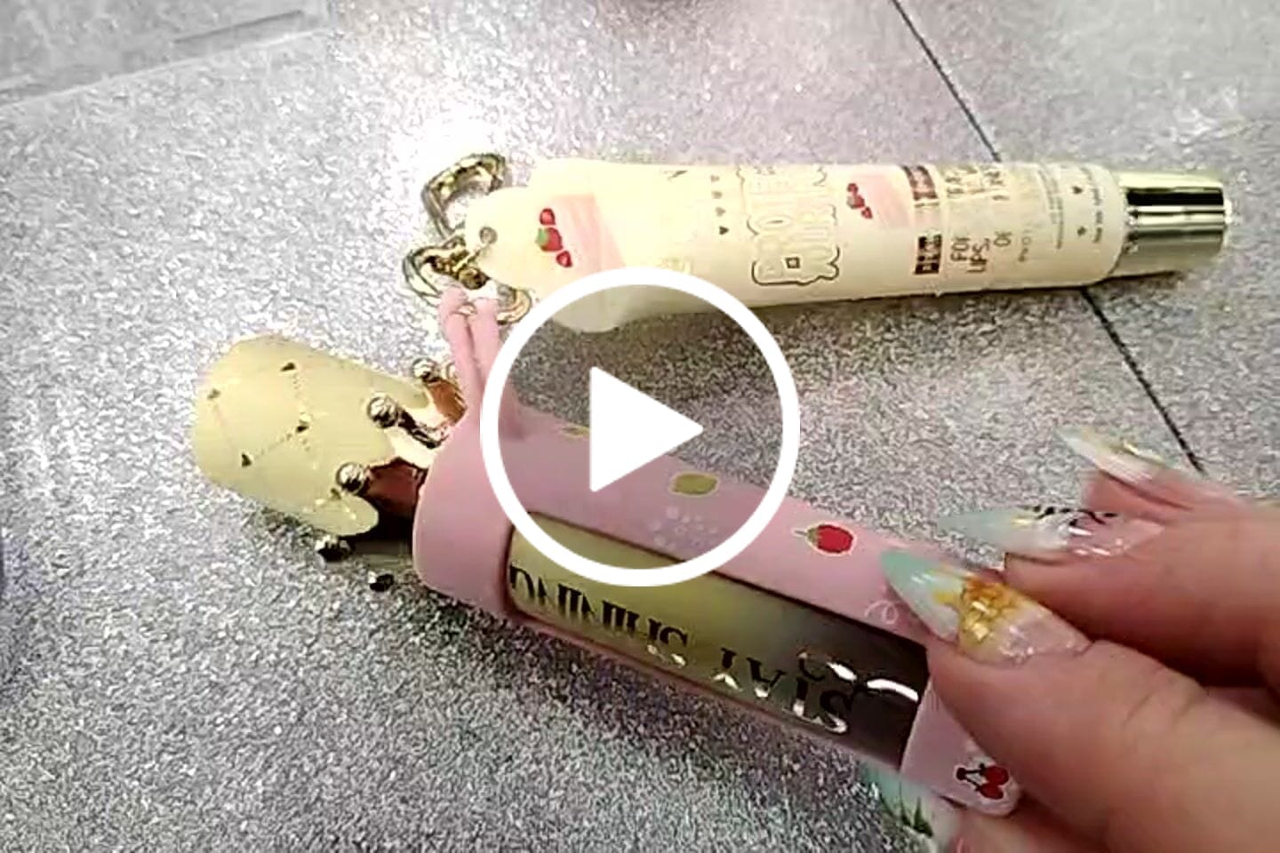 Customer video review of P.Louise Lip Oil Holder