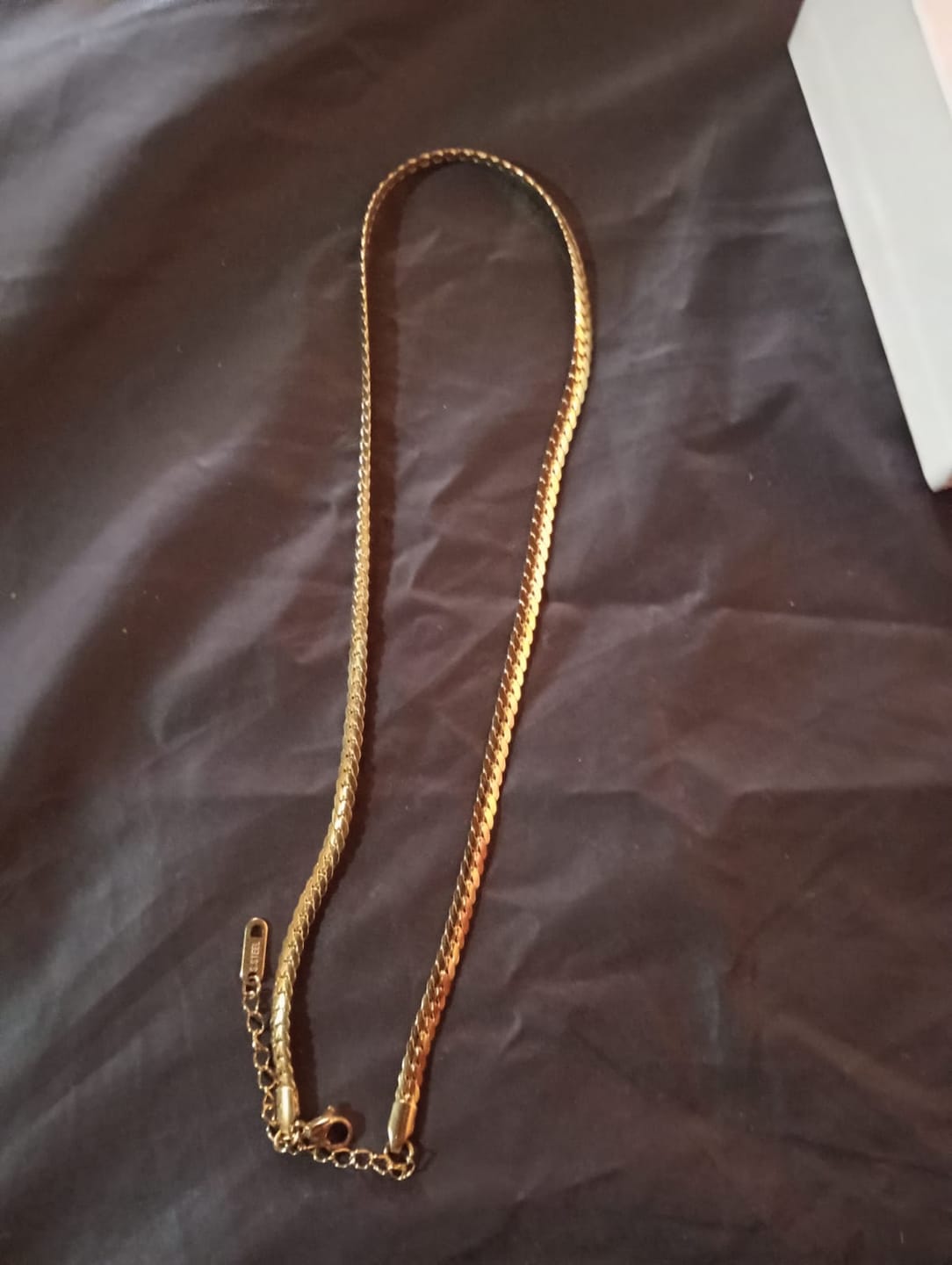 Customer photo review of Minimalist Twisted Chain for Men