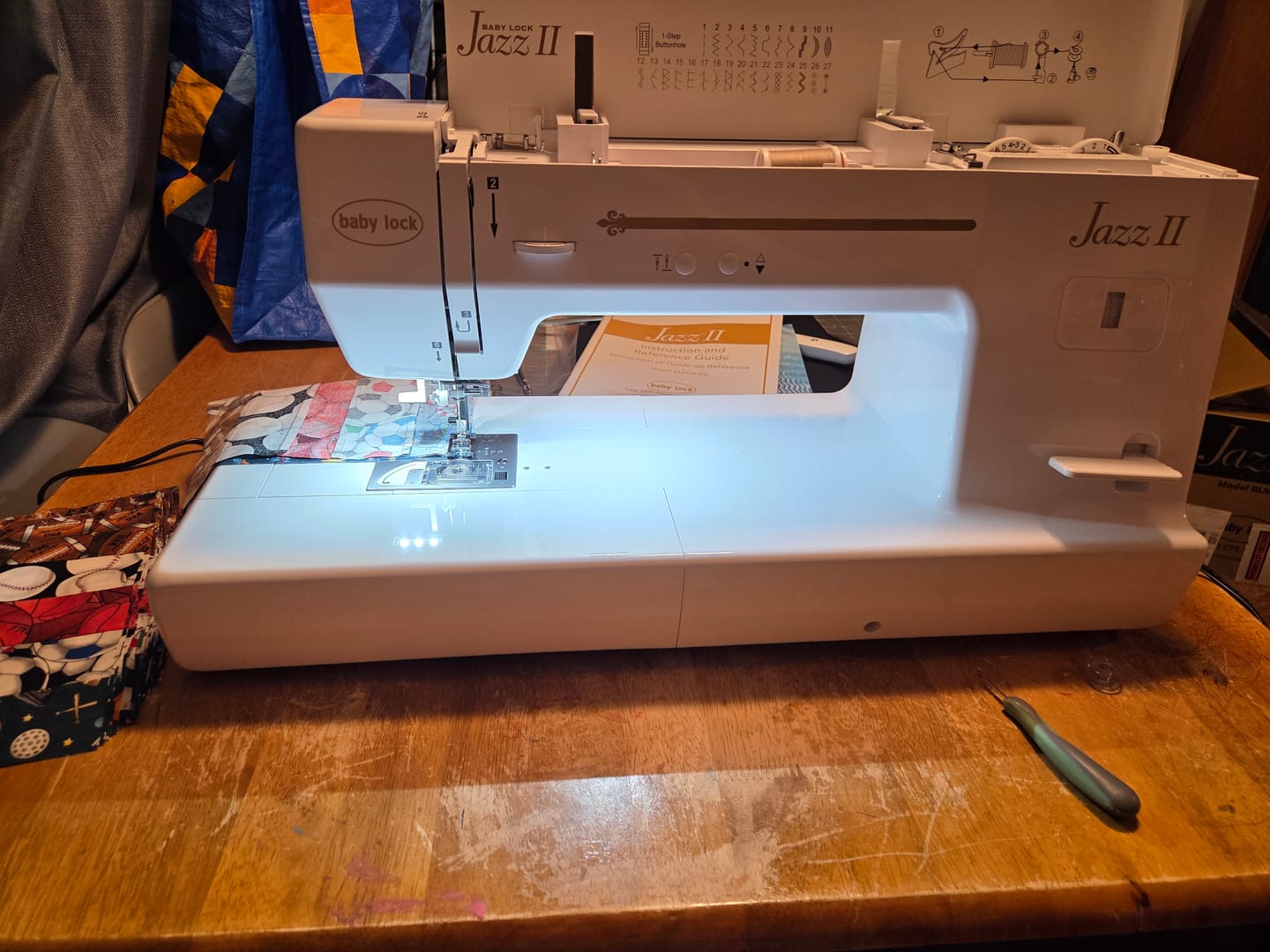 Customer photo review of Baby Lock Jazz 2 Sewing & Quilting Machine