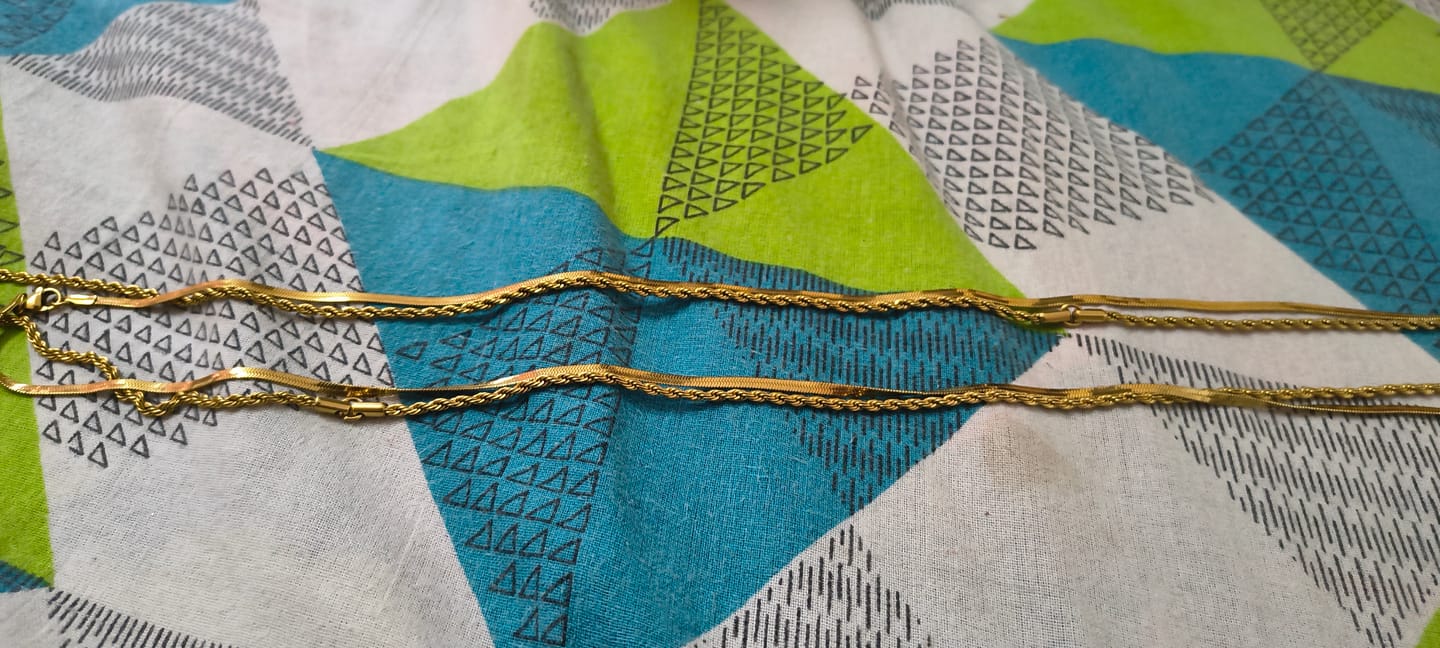 Customer photo review of Rope N Snake Chain