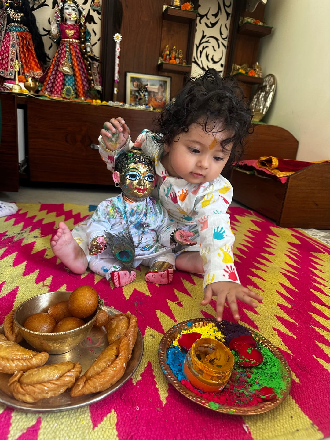 Customer photo review of Painted Palms Holi Kurta Pajama