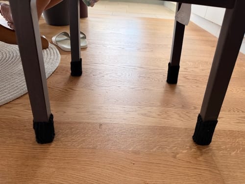 Customer photo review of Stuhlsocken 4er Set