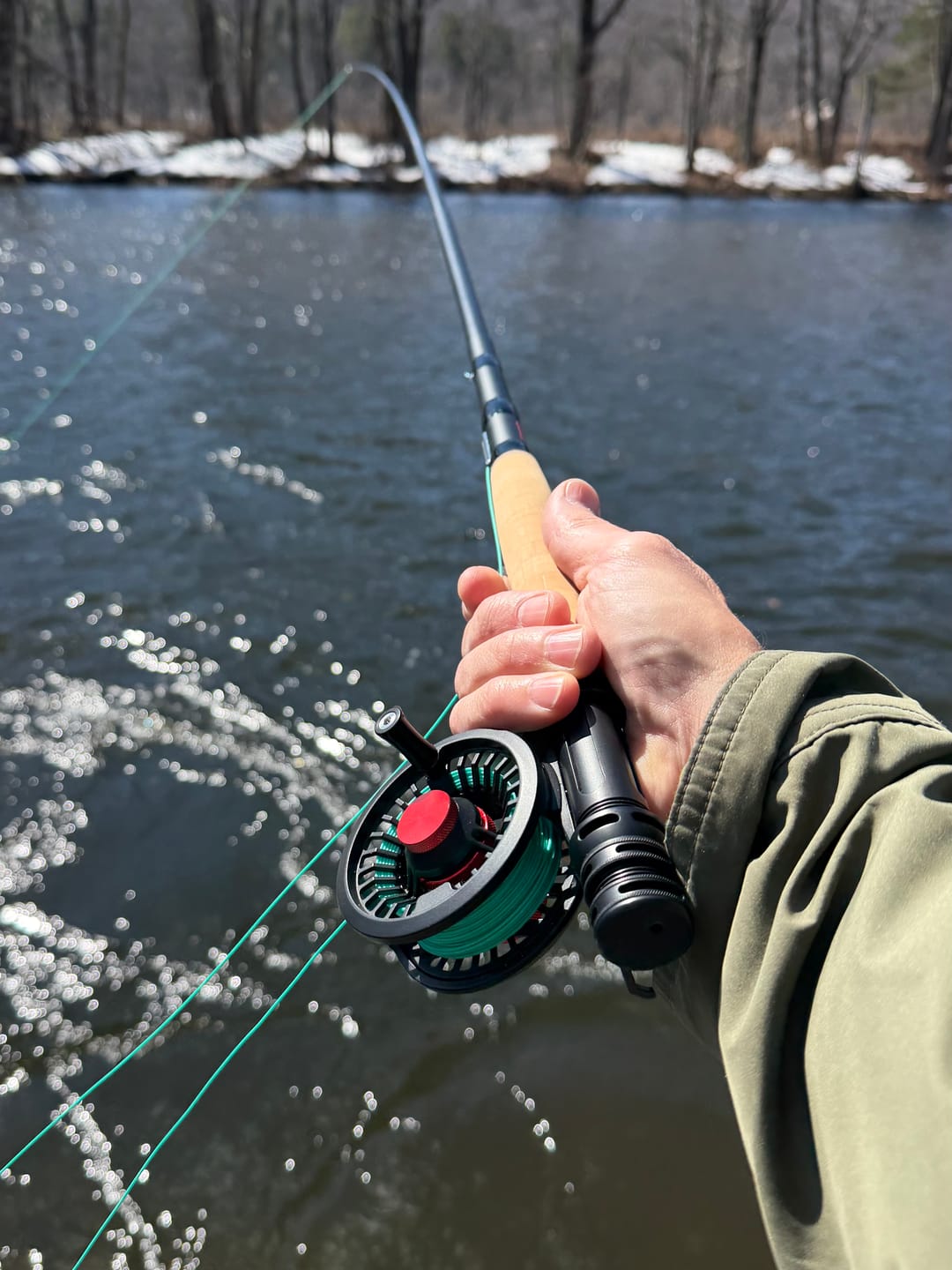 Customer photo review of FIRST CAST Pro 6wt / 8.5ft – Travel Fly Rod