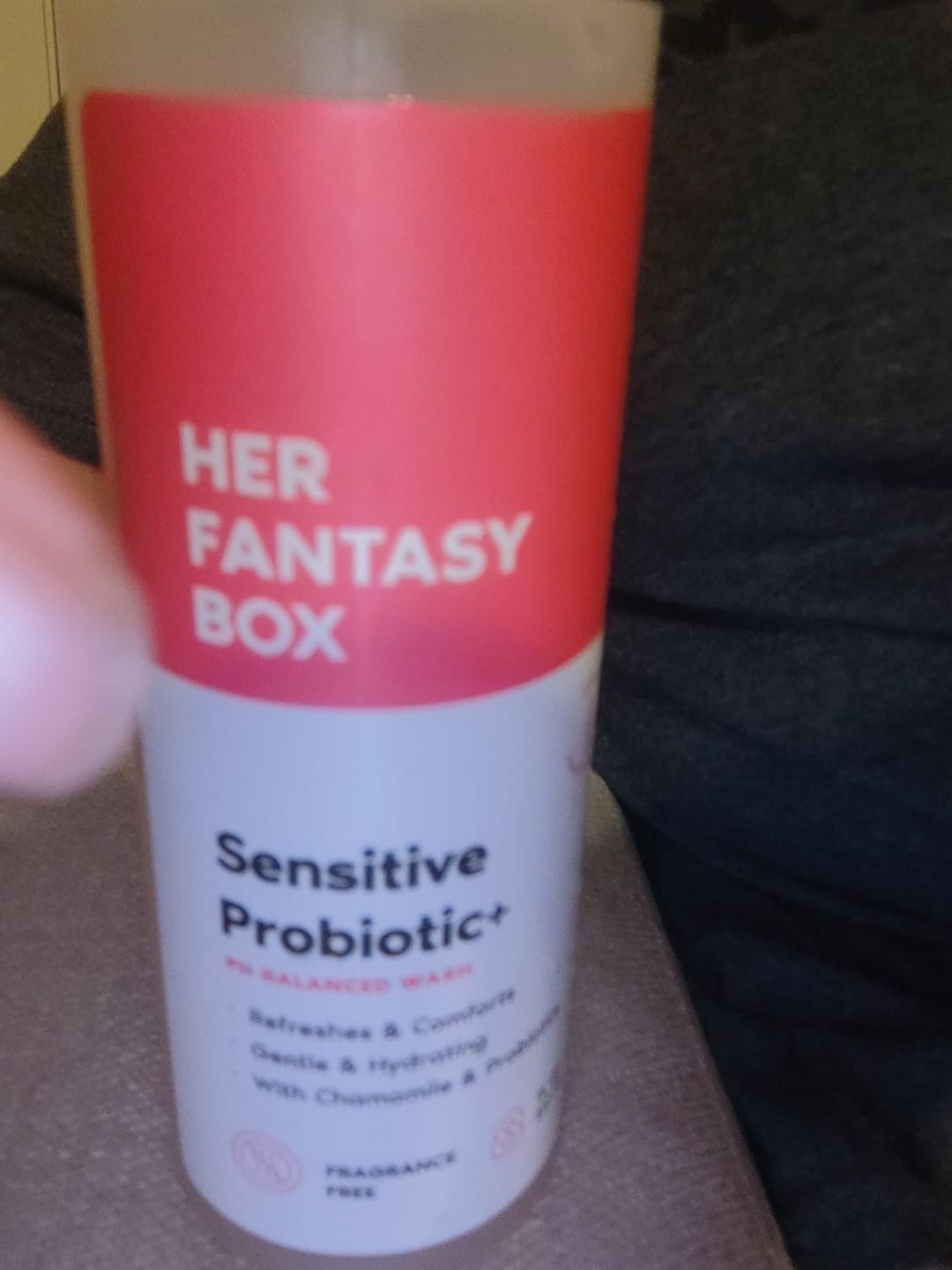 Customer photo review of Sensitive Probiotic+ pH Balanced Feminine Wash