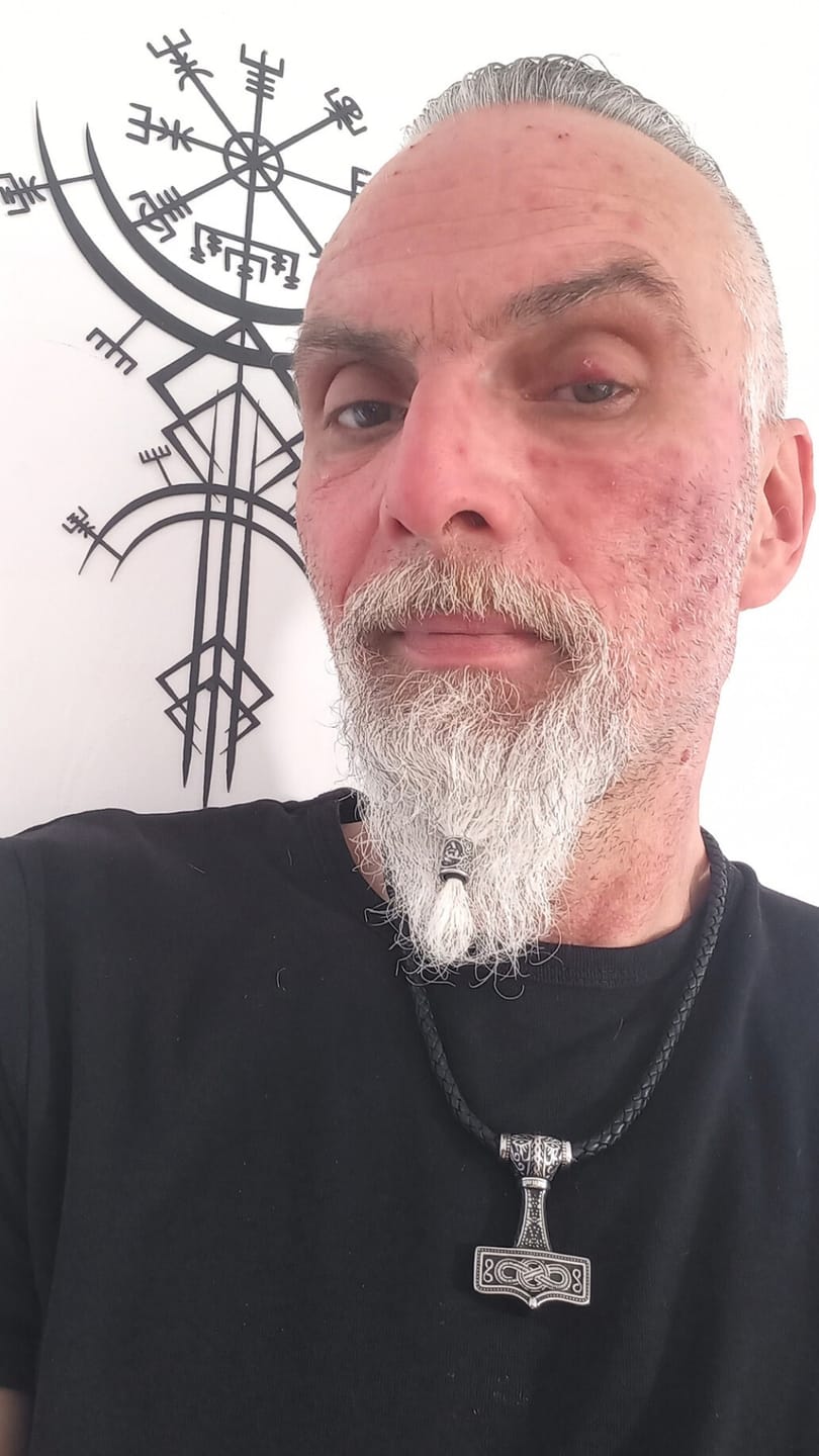 Customer photo review of Mjölnir of Asgard Necklace