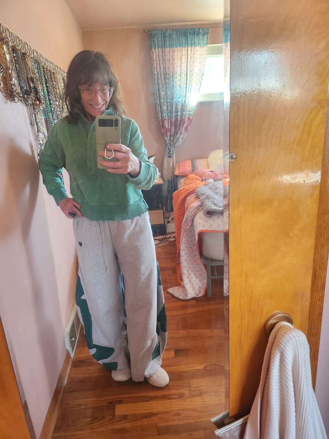 Customer photo review of Aelfric Eden Graffiti Super Baggy Barrel Sweatpants