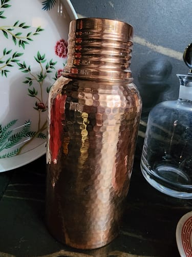 Customer photo review of Dövme Bakır Matara (1.6L)