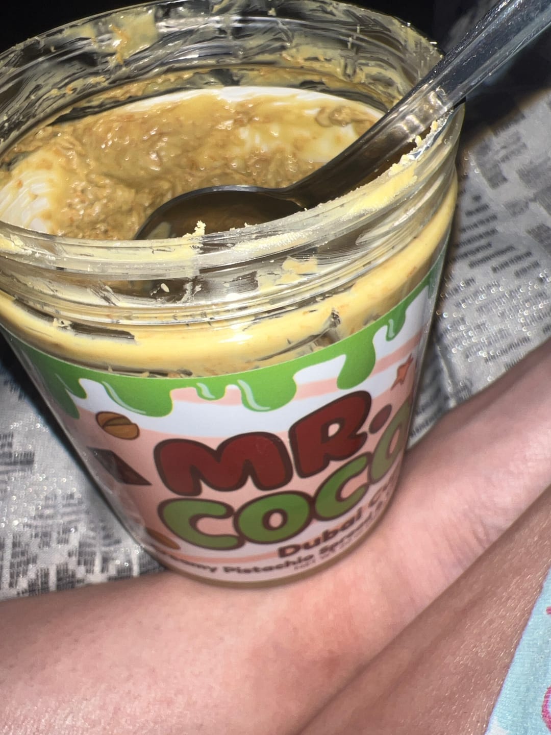 Customer photo review of Viral Pistachio Stuffed Bar Kit