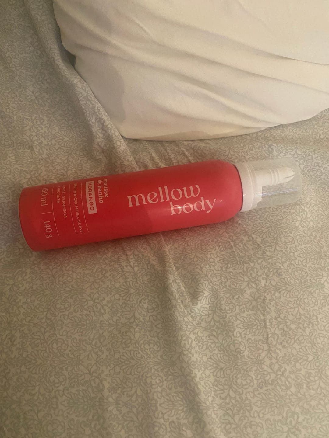 Customer photo review of Mellow Mousse Maçã Verde