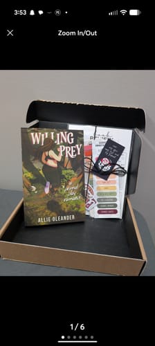 Customer photo review of good girl book club subscription