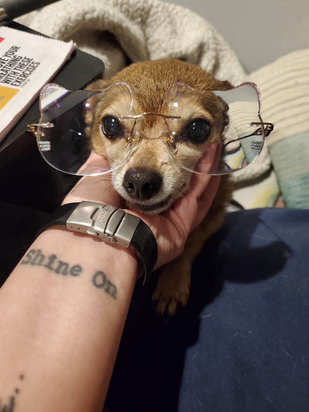 Customer photo review of Sora Eyeglasses