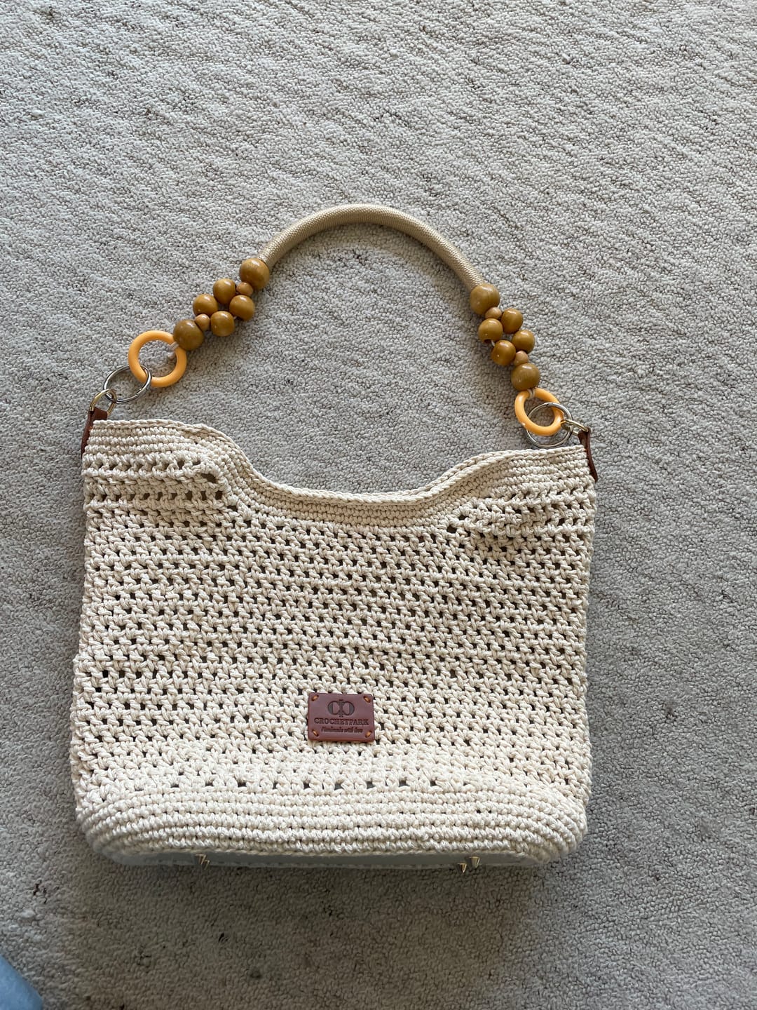 Customer photo review of CrochetPark™ Sunny Beach Tote crochet kit