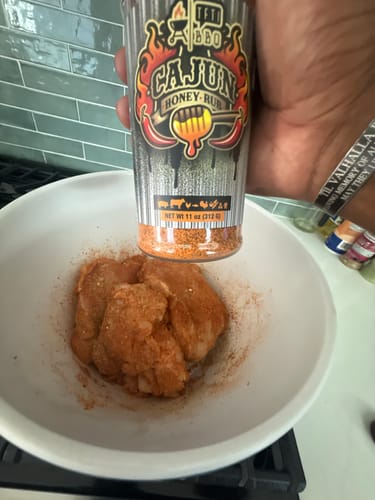 Customer photo review of Cajun Honey Rub