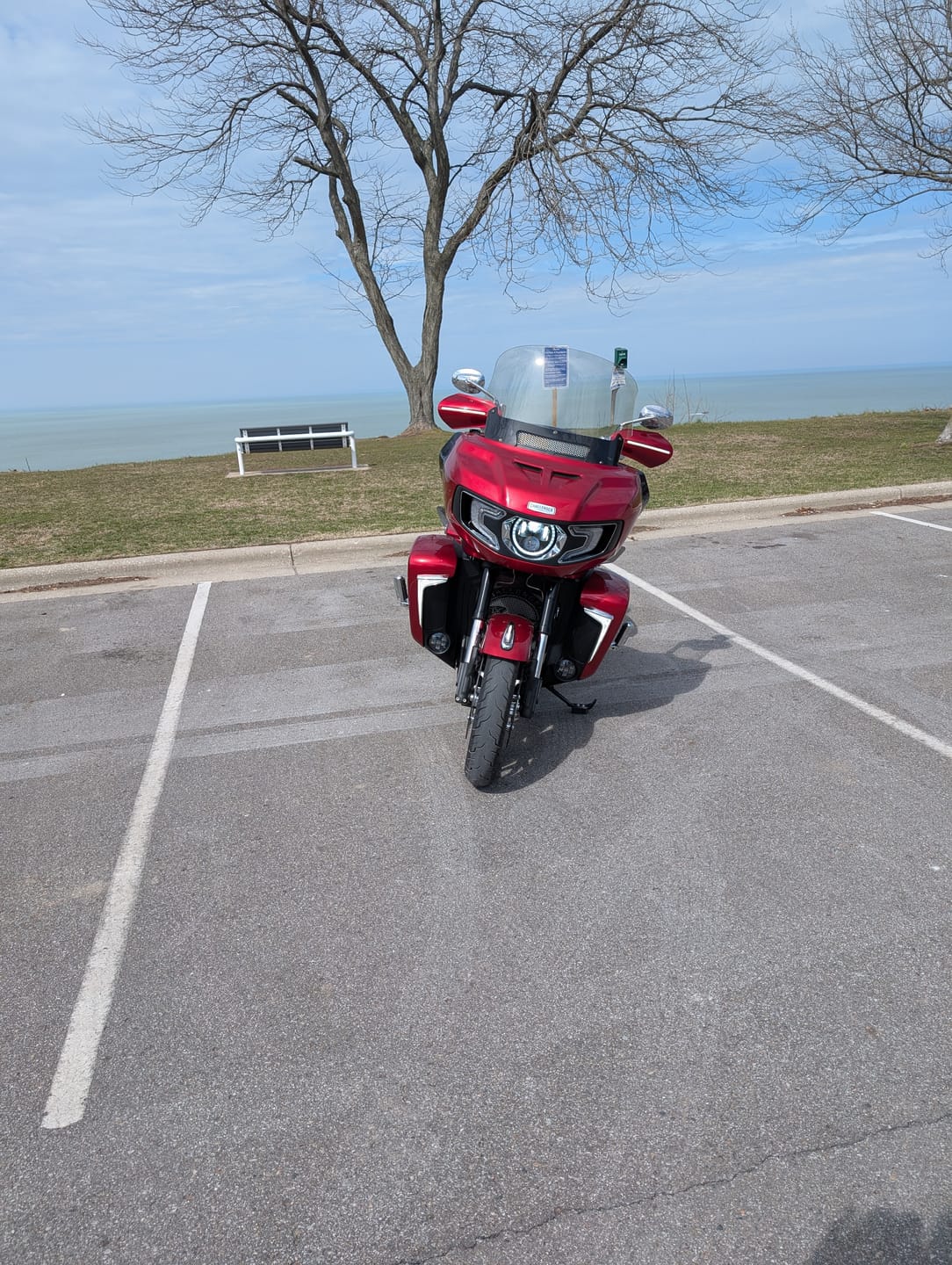 Customer photo review of Harley Hand Guards with LED for Touring & Softails