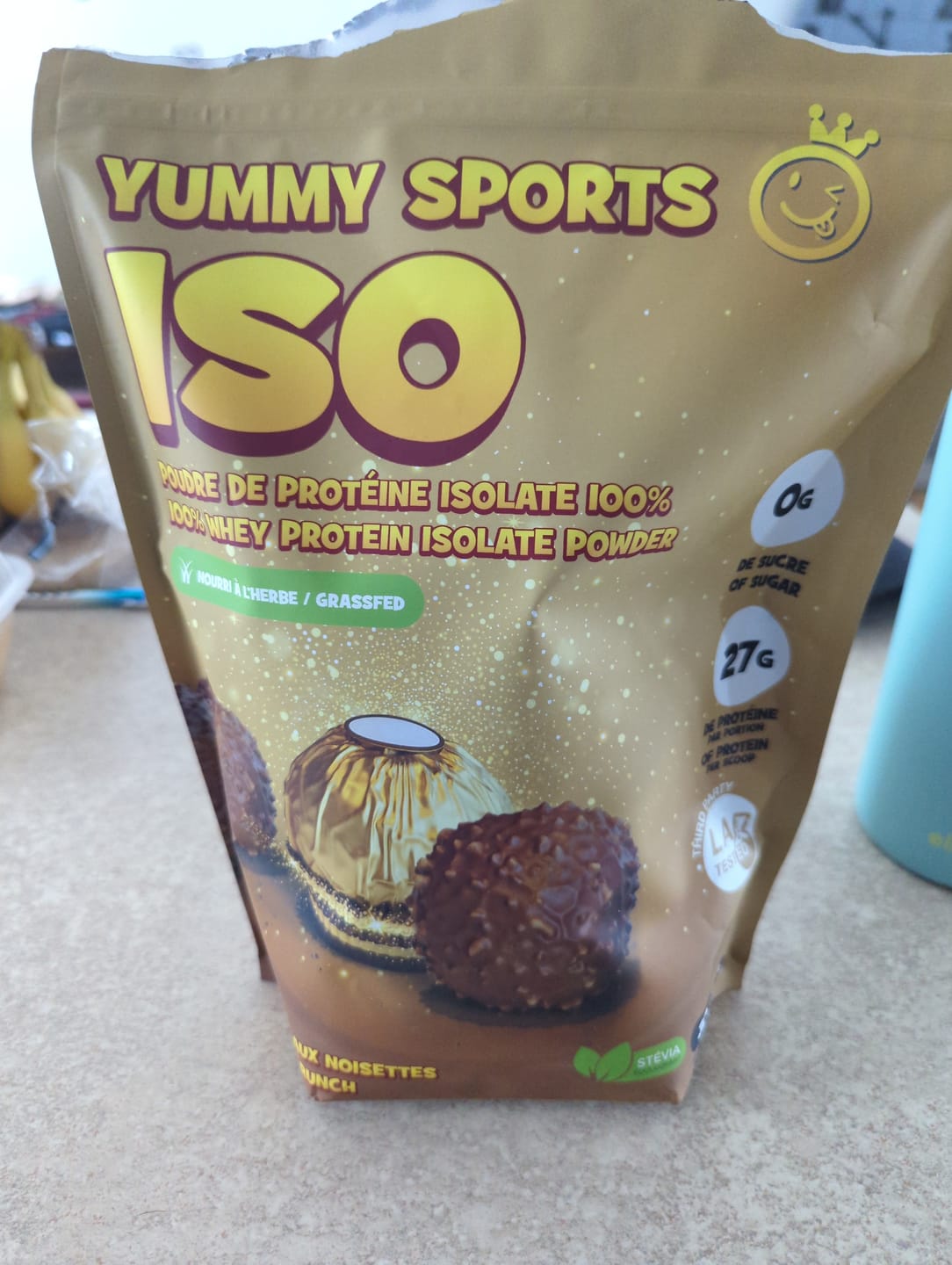 Customer photo review of Yummy Sports - ISO 100% Protéine Isolate 2lbs