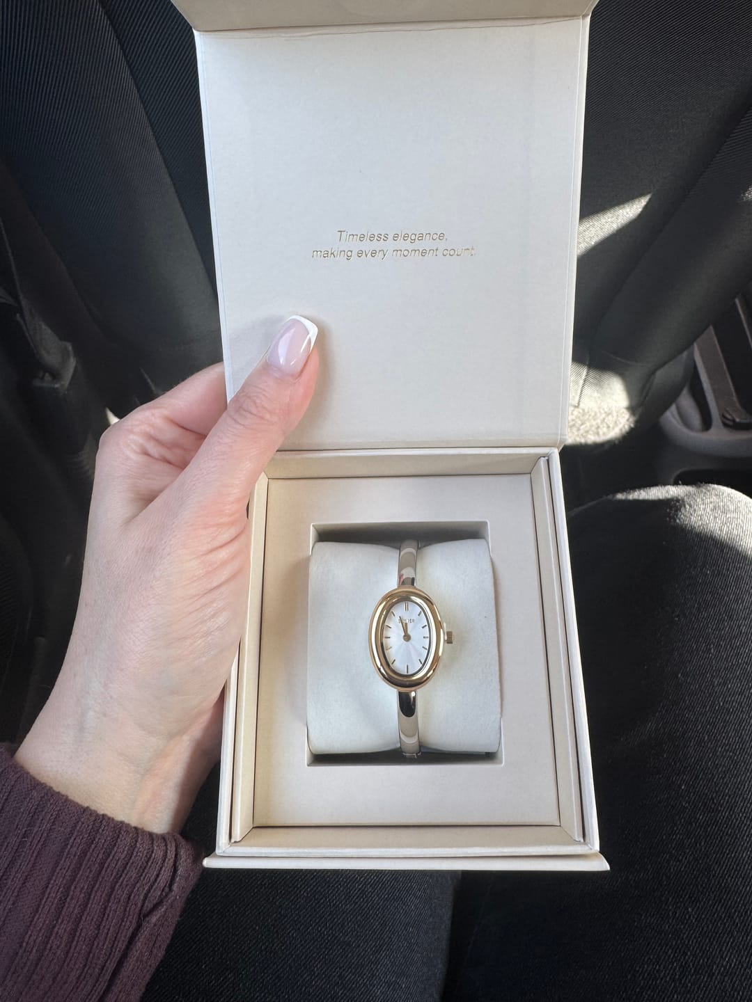 Customer photo review of Diana Gold Silver