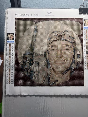 Customer photo review of Diamond Painting - Custom Photo