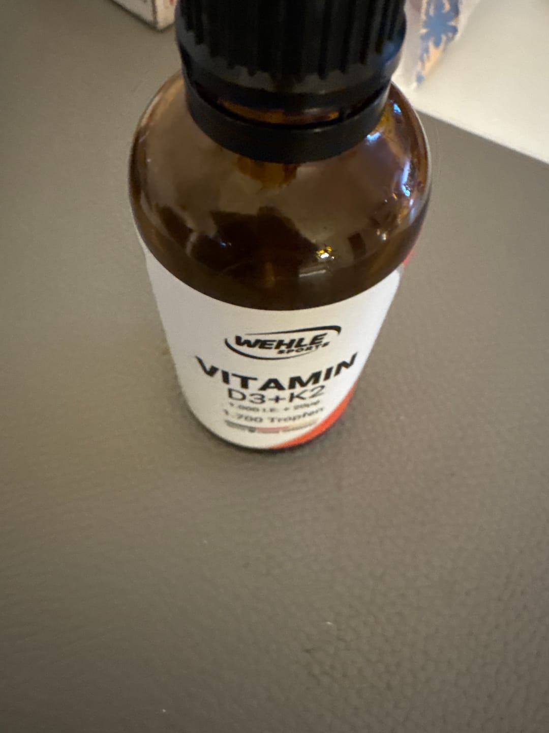 Customer photo review of Wehle Sports Vitamin D3 K2 Tropfen - 1700 Tropfen 50ml