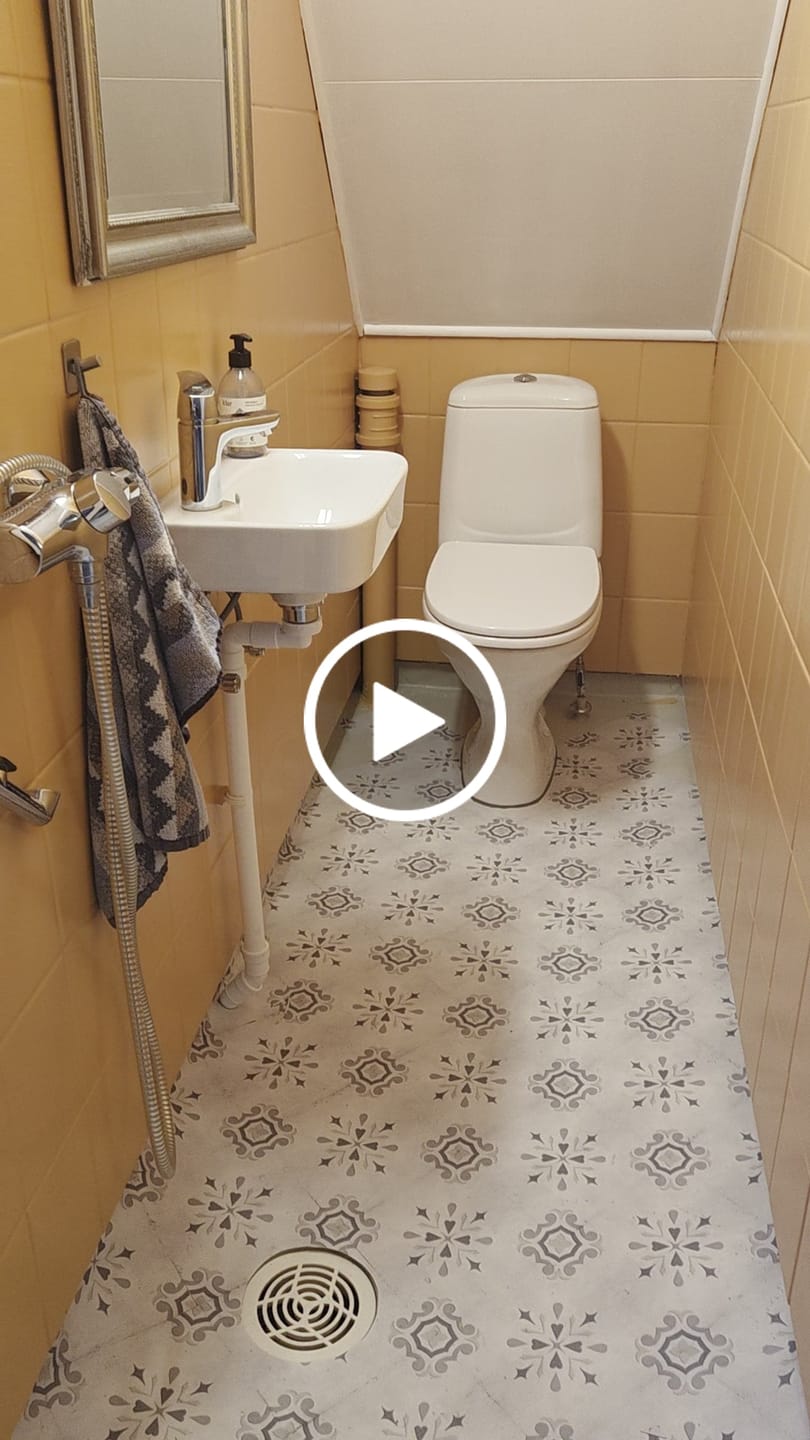 Customer video review of Amilia grønn selvklebende fliser