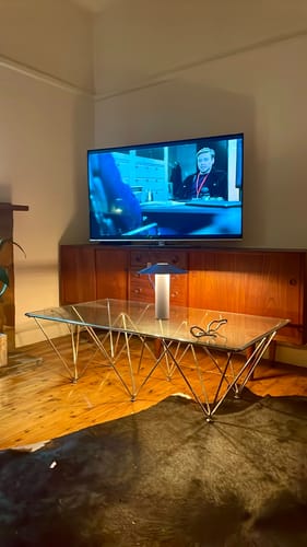 Customer photo review of Hoist Lamp | Faded Denim
