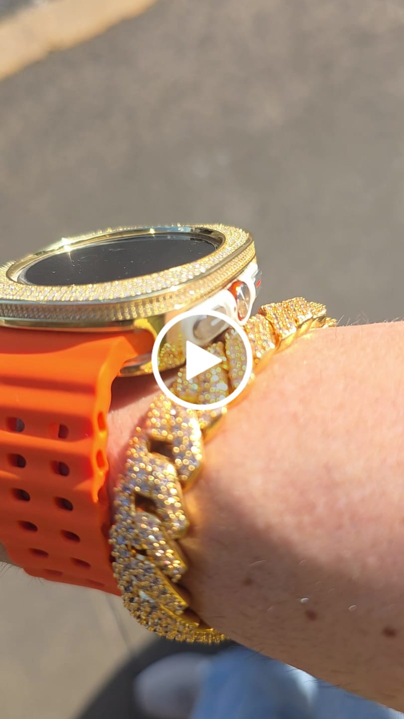 Customer video review of 14mm Monaco Chain + Bracelet - Gold