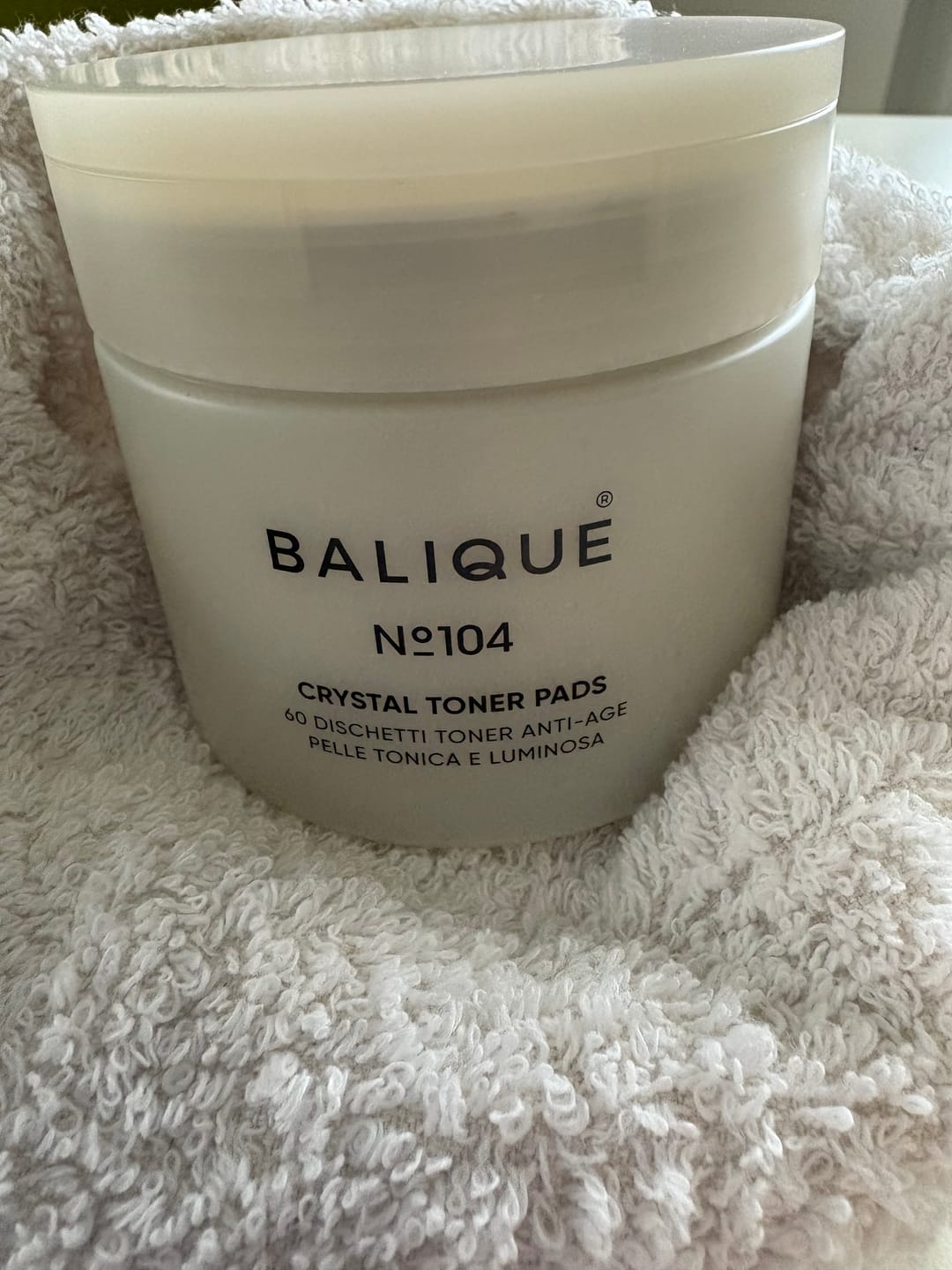 Customer photo review of N°104 - CRYSTAL TONER PADS
