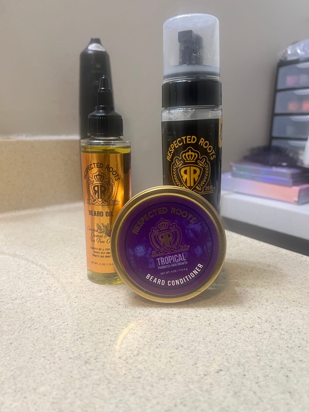 Customer photo review of New Complete Beard Care Kit