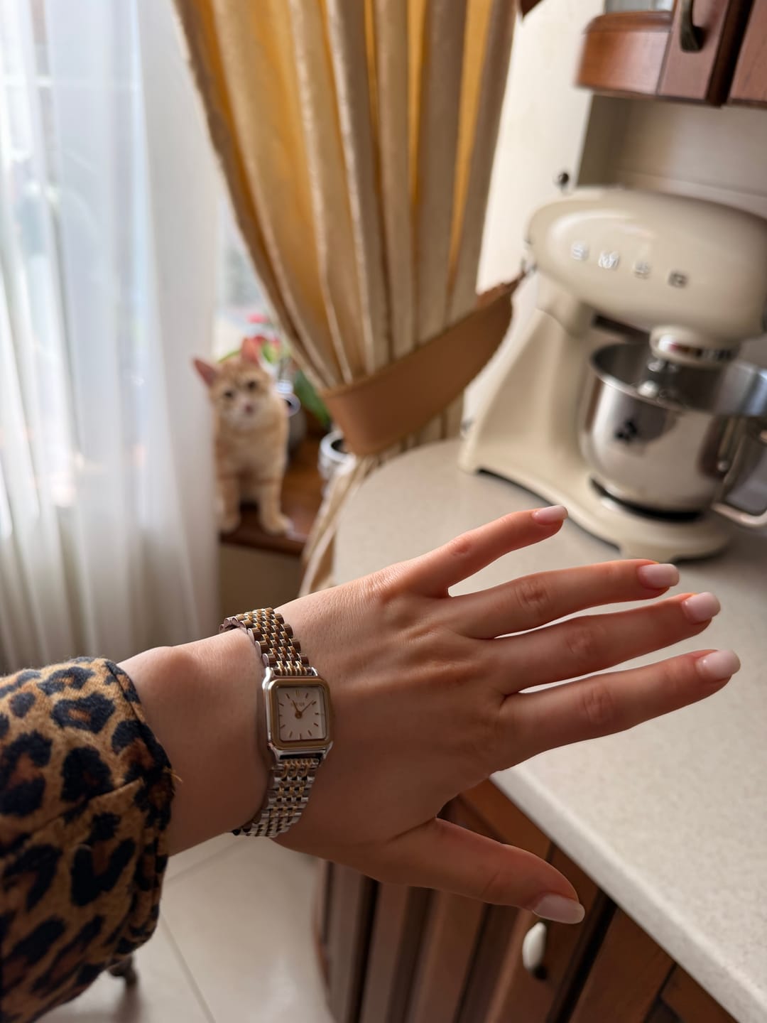 Customer photo review of Macy Petite Gold Silver