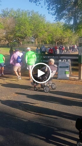 Customer video review of Multiple Sclerosis - Round 28 (Unisex Staple T-Shirt | Bella + Canvas)