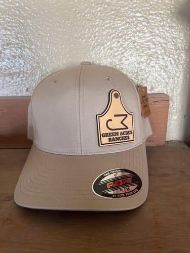 Customer photo review of Premium Custom Leather Patch Hats (Wholesale)