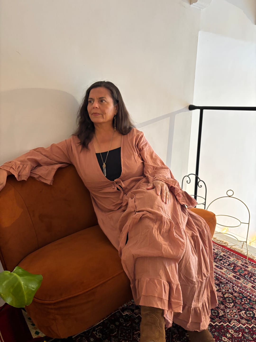 Customer photo review of Maxi Dress Ayu Sandstone