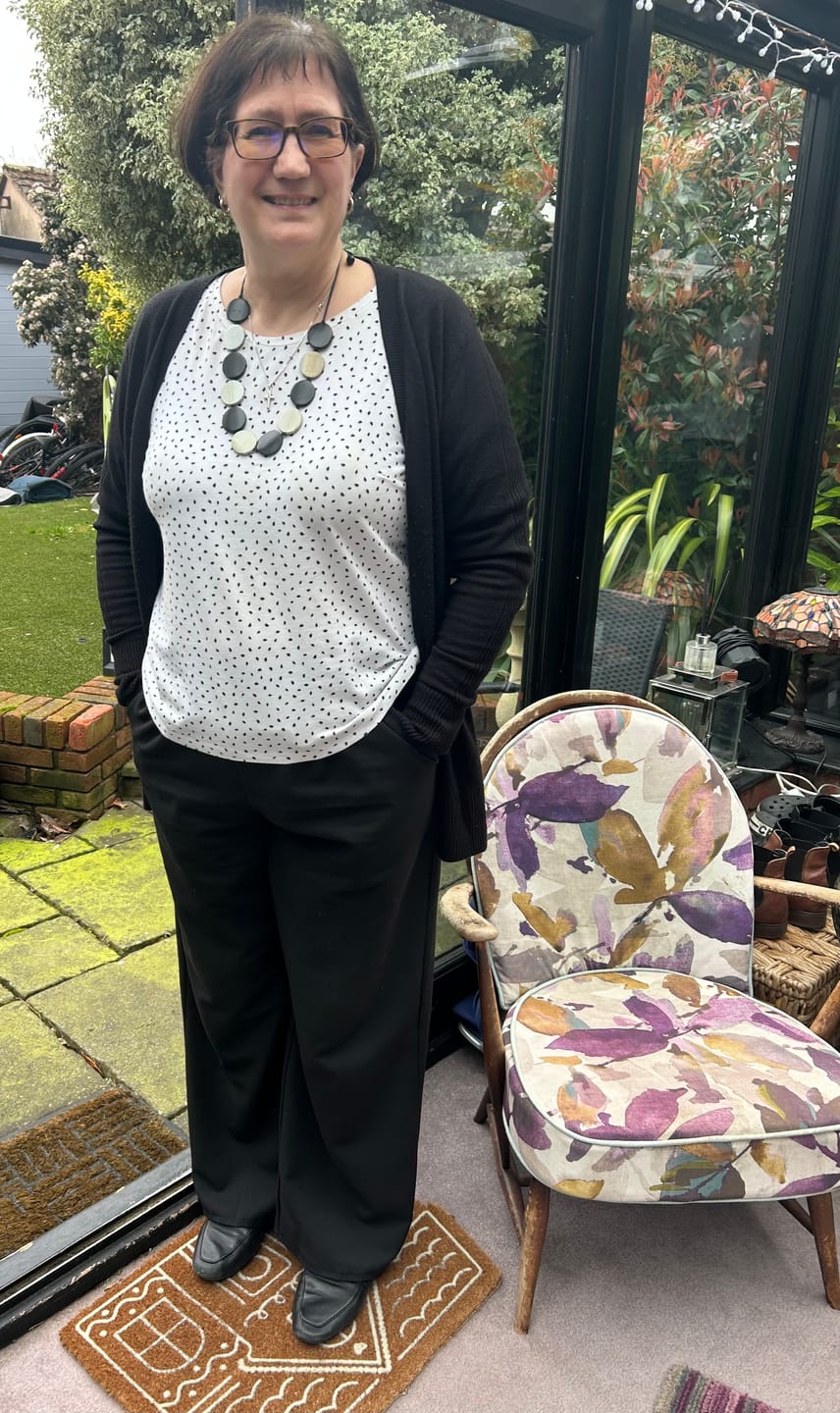 Customer photo review of Classic Luxe Suiting Fabric