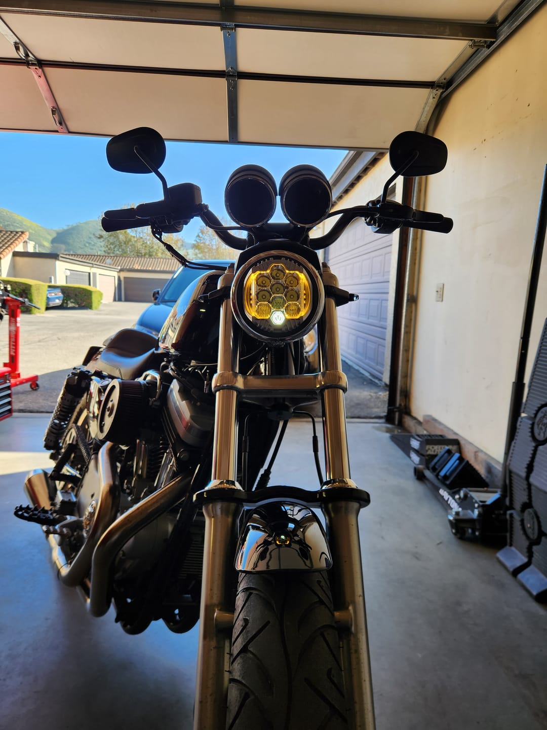 Customer photo review of Buck for 5-3/4" headlight buckets