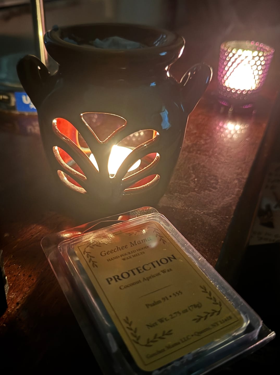 Customer photo review of Protection Hoodoo Ritual Wax Melts