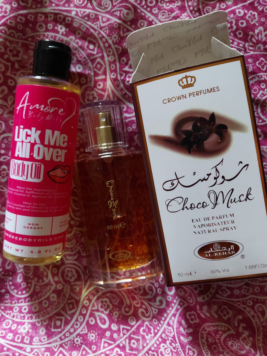 Customer photo review of Lick Me All Over - Body Oil