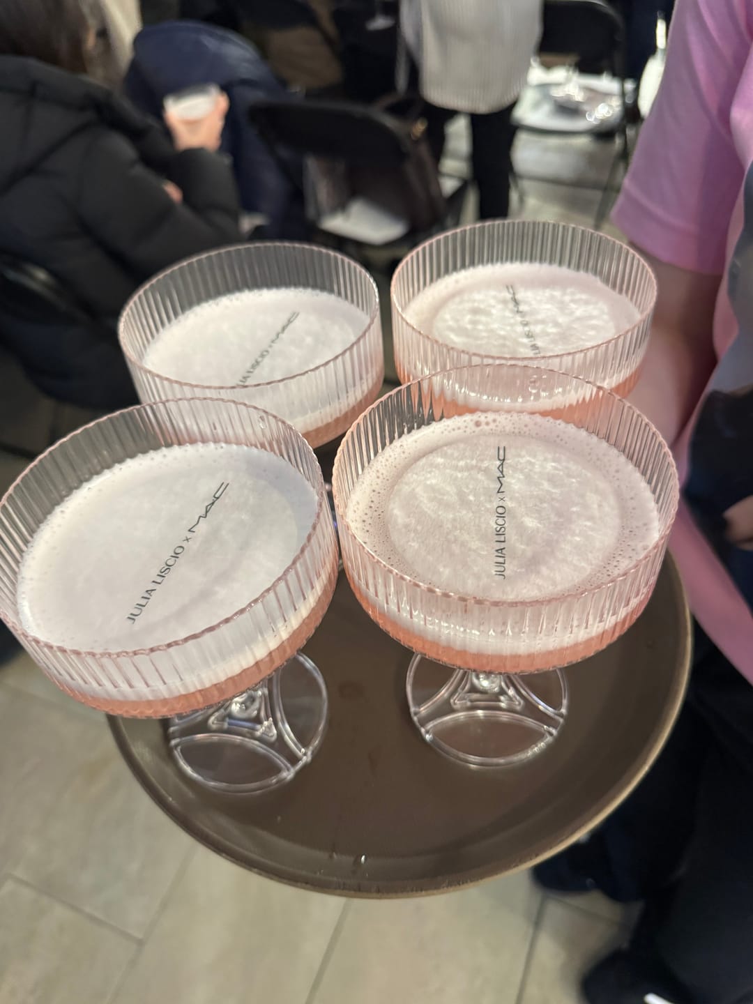 Customer photo review of Personalized Edible Monogram Drink Toppers - Custom Cocktail Garnishes