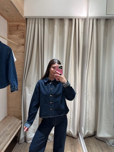 Customer photo review of Sobrecamisa Denim Navy