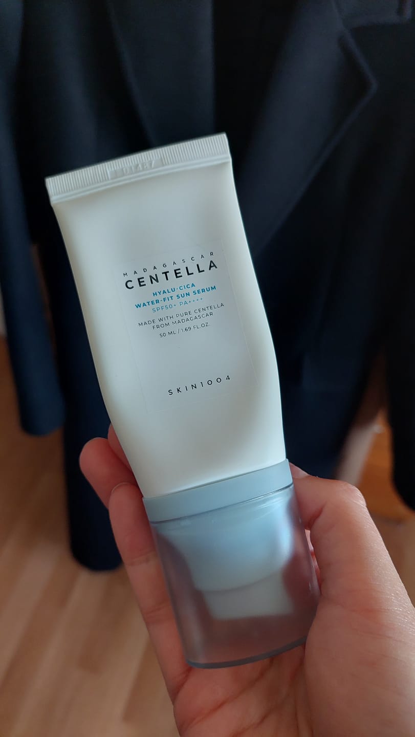 Customer photo review of Protector Solar Hyalu-Cica Spf50+ 50ml Skin1004