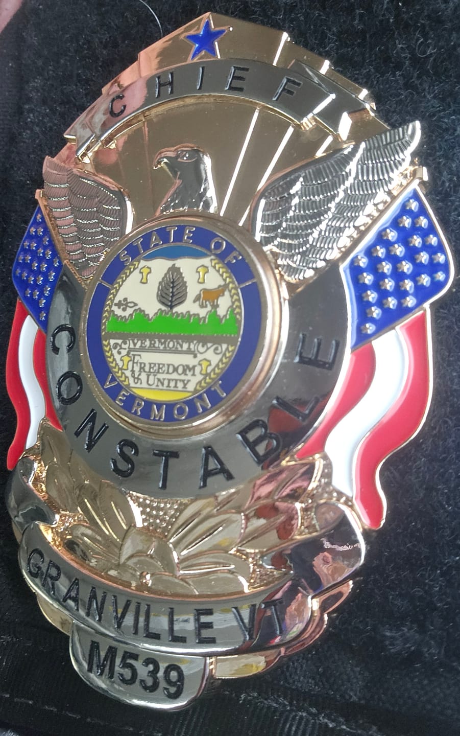 Customer photo review of Customizable Badge MA23